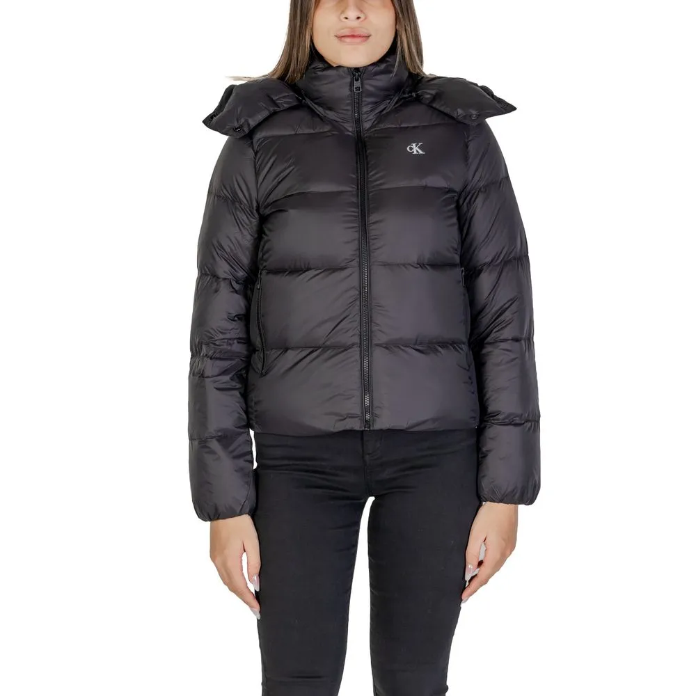 Calvin Klein Jeans Women's Black Polyamide Jackets & Coat