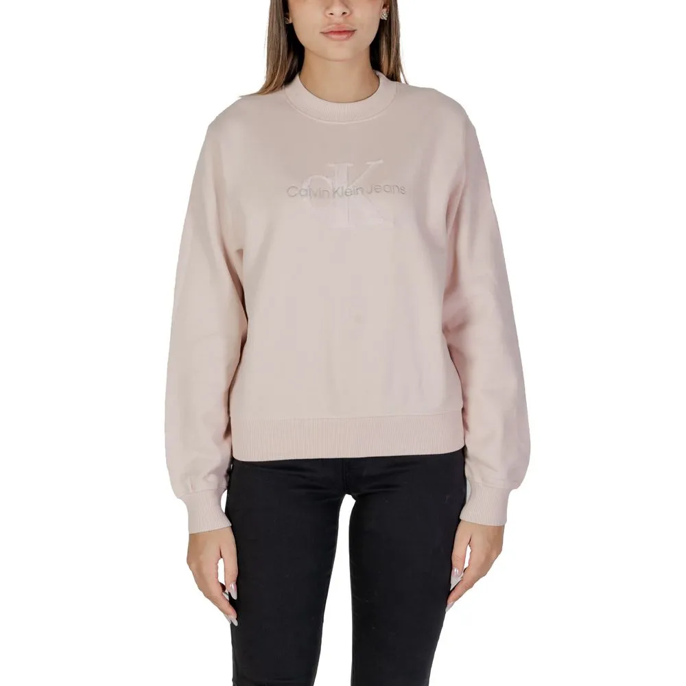 Calvin Klein Jeans Women's Orange Cotton Sweater
