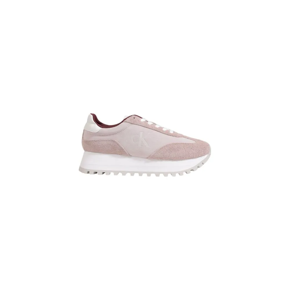 Calvin Klein Women's Purple Leather Sneaker