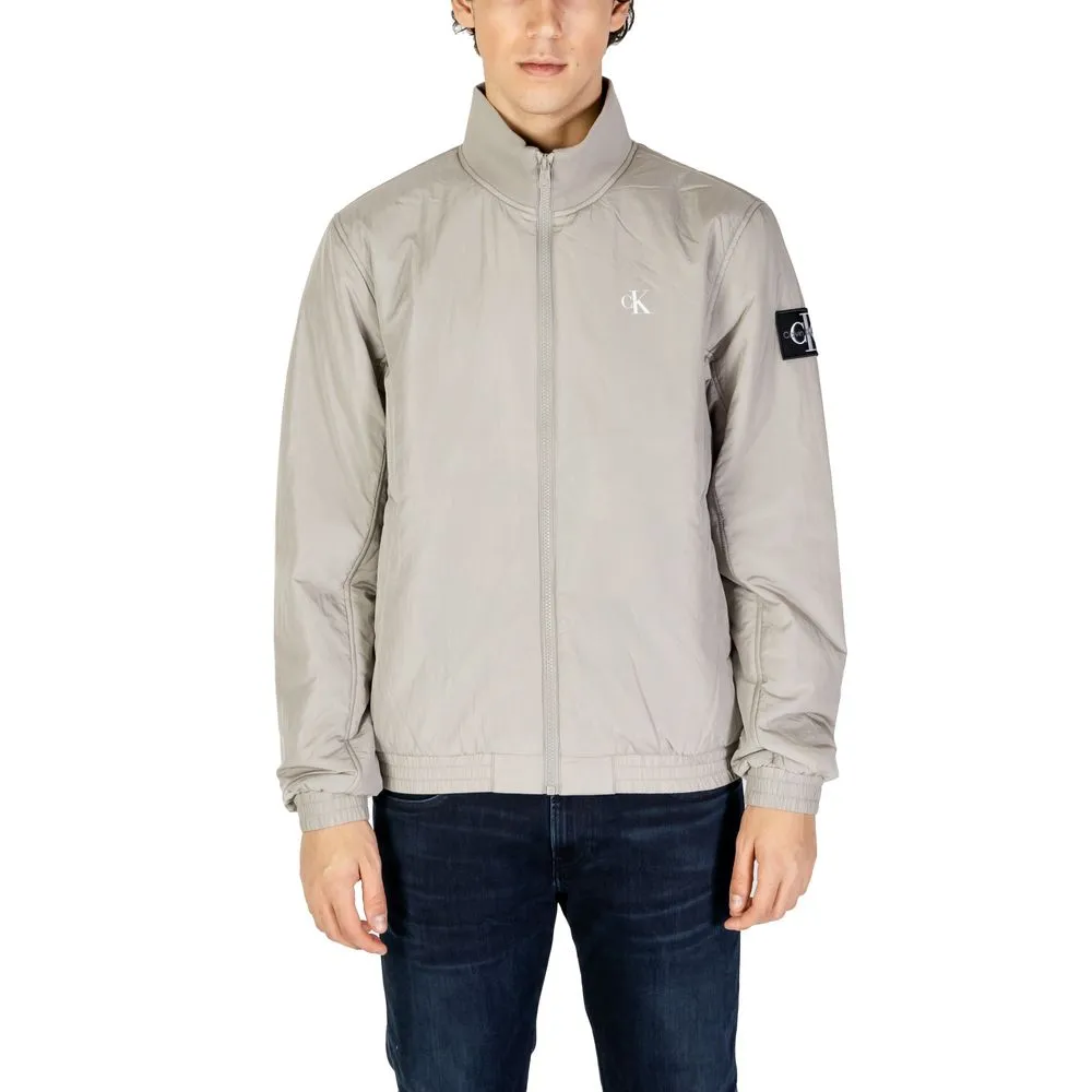 Calvin Klein Jeans Men's Gray Polyamide Jacket