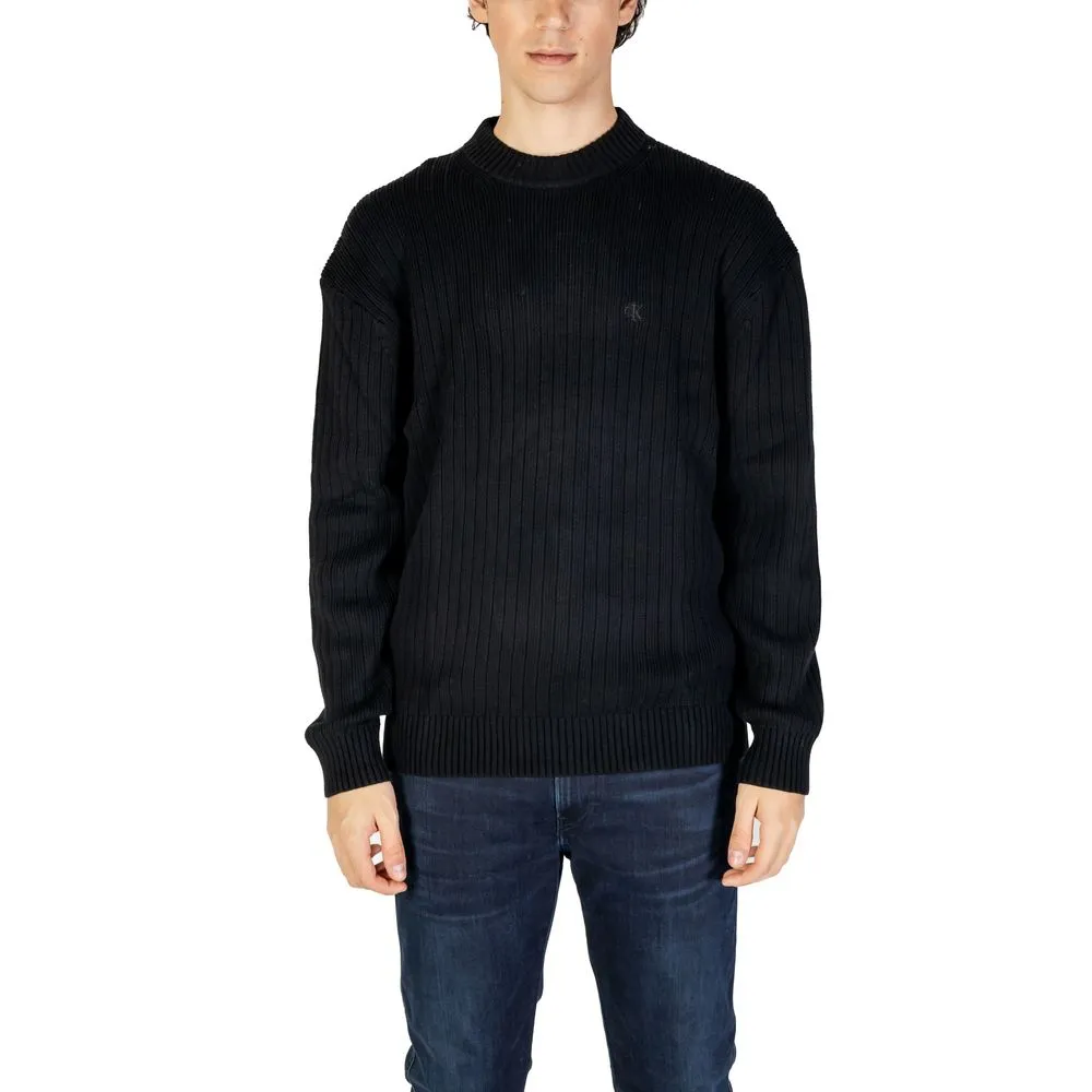 Calvin Klein Jeans Men's Black Cotton Sweater