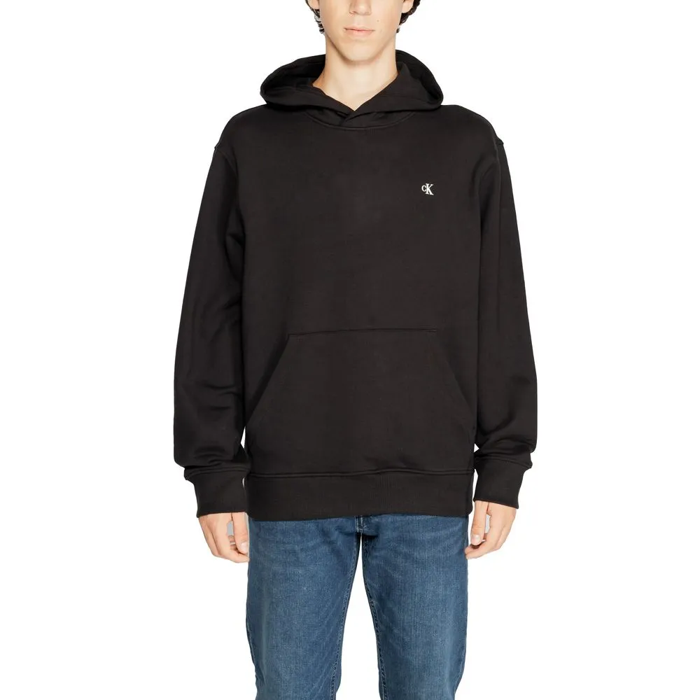 Calvin Klein Jeans Men's Black Cotton Cotton Sweater