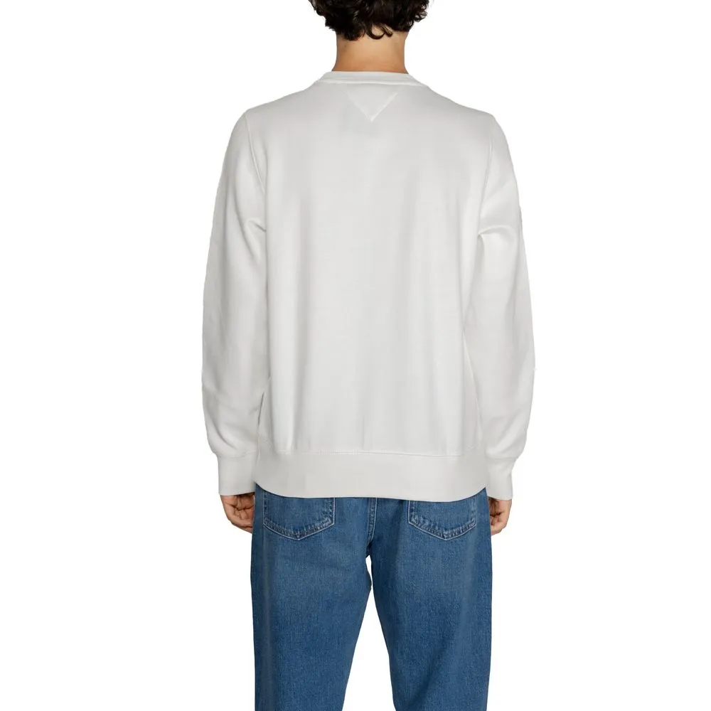 Tommy Hilfiger Men's White Cotton Cotton Sweater