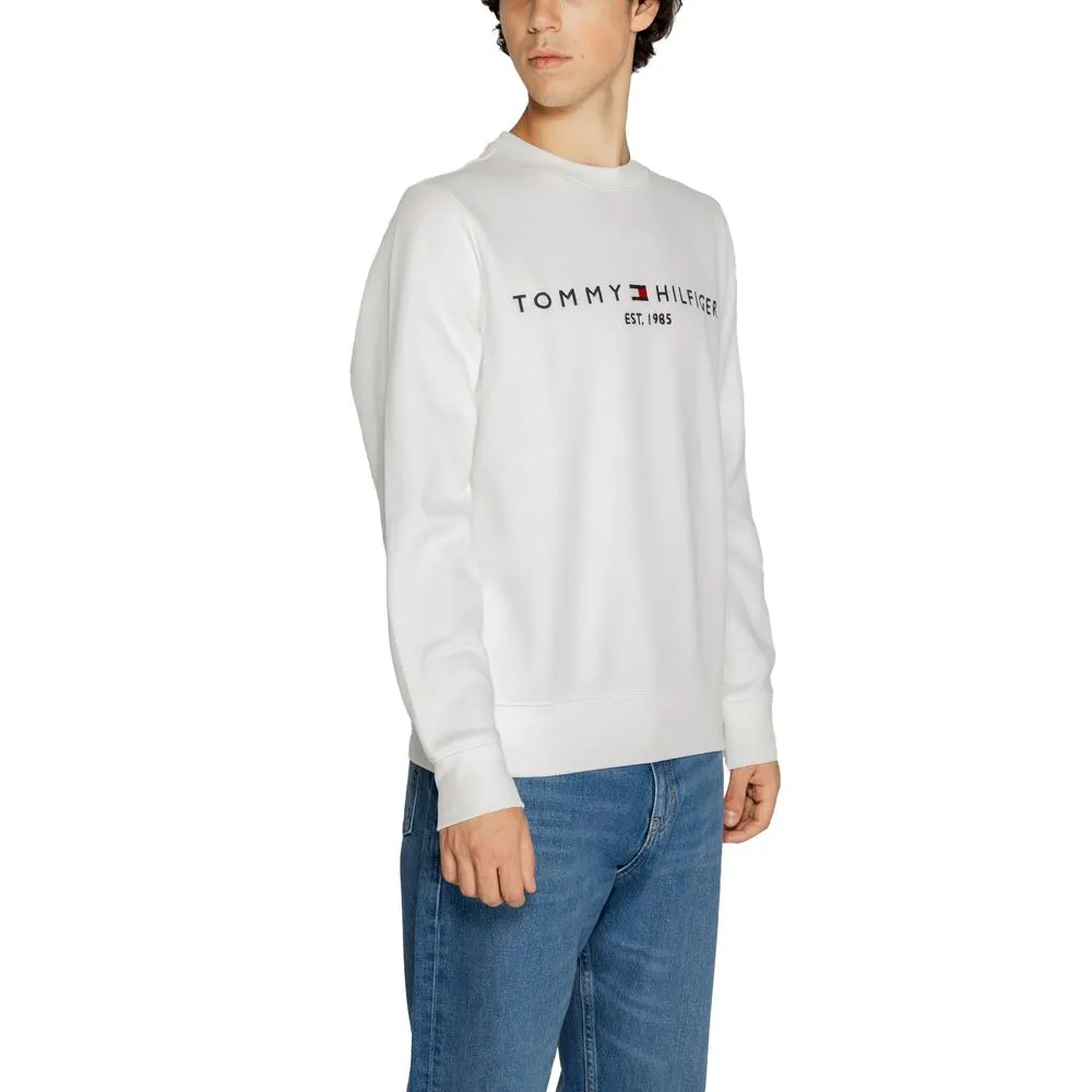 Tommy Hilfiger Men's White Cotton Cotton Sweater