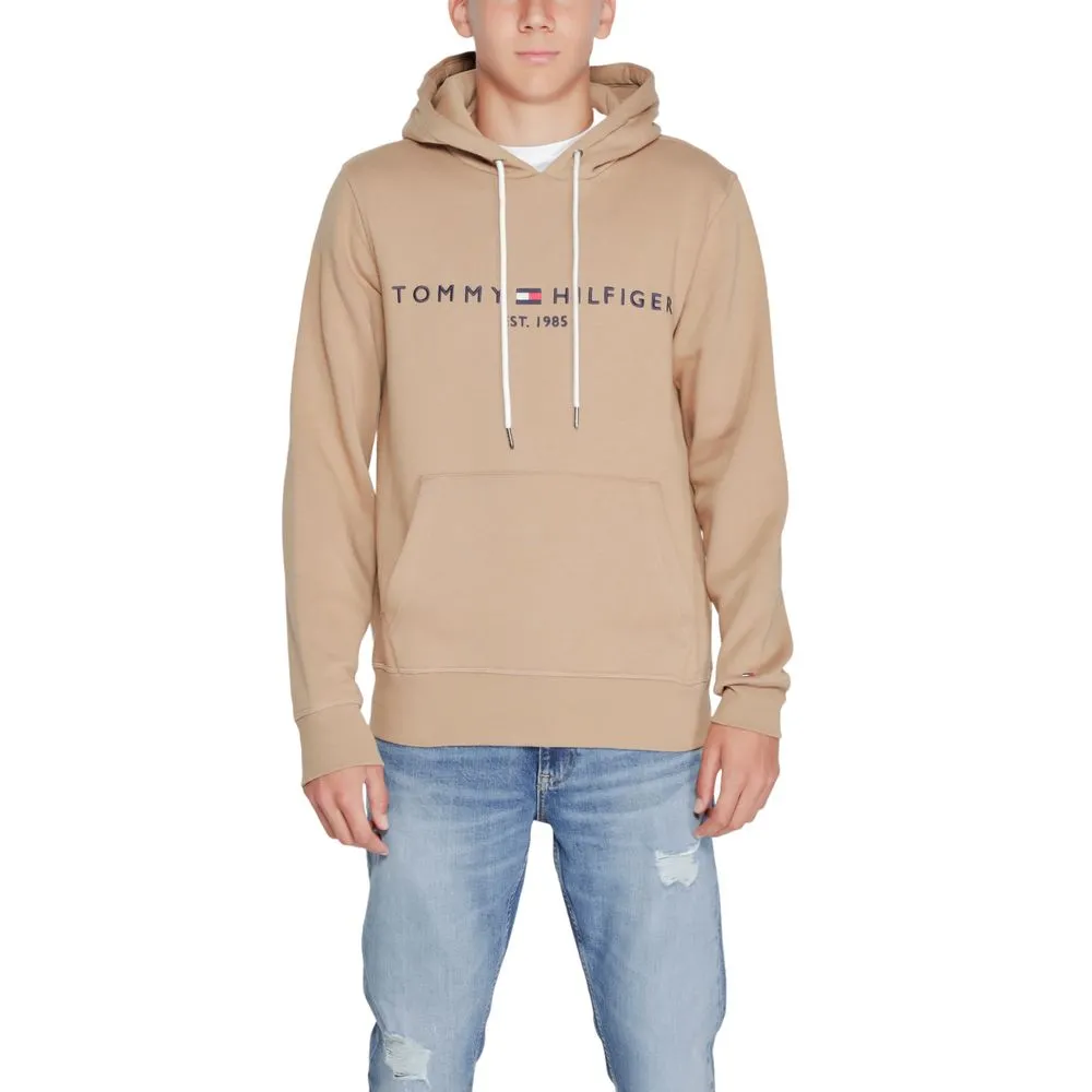 Tommy Hilfiger Men's Beige Cotton Sweater