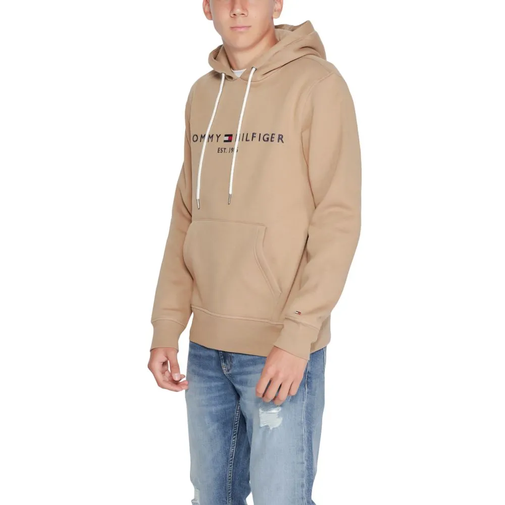 Tommy Hilfiger Men's Beige Cotton Sweater