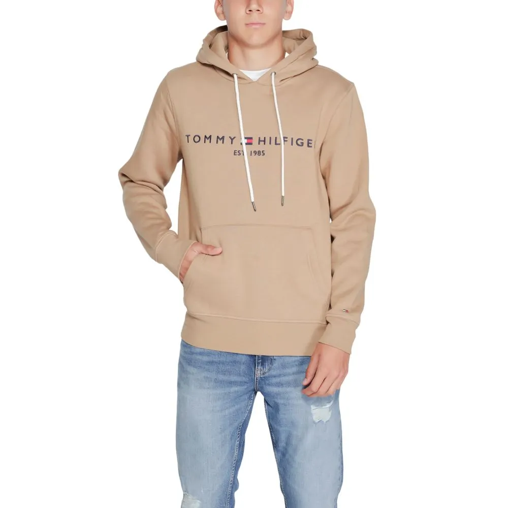 Tommy Hilfiger Men's Beige Cotton Sweater