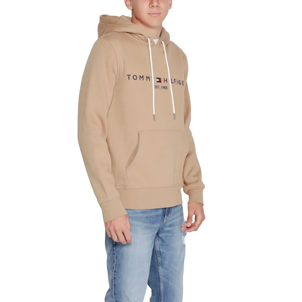 Tommy Hilfiger Men's Beige Cotton Sweater