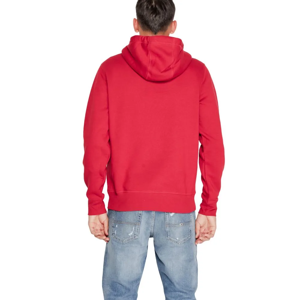 Tommy Hilfiger Men's Red Cotton Sweater