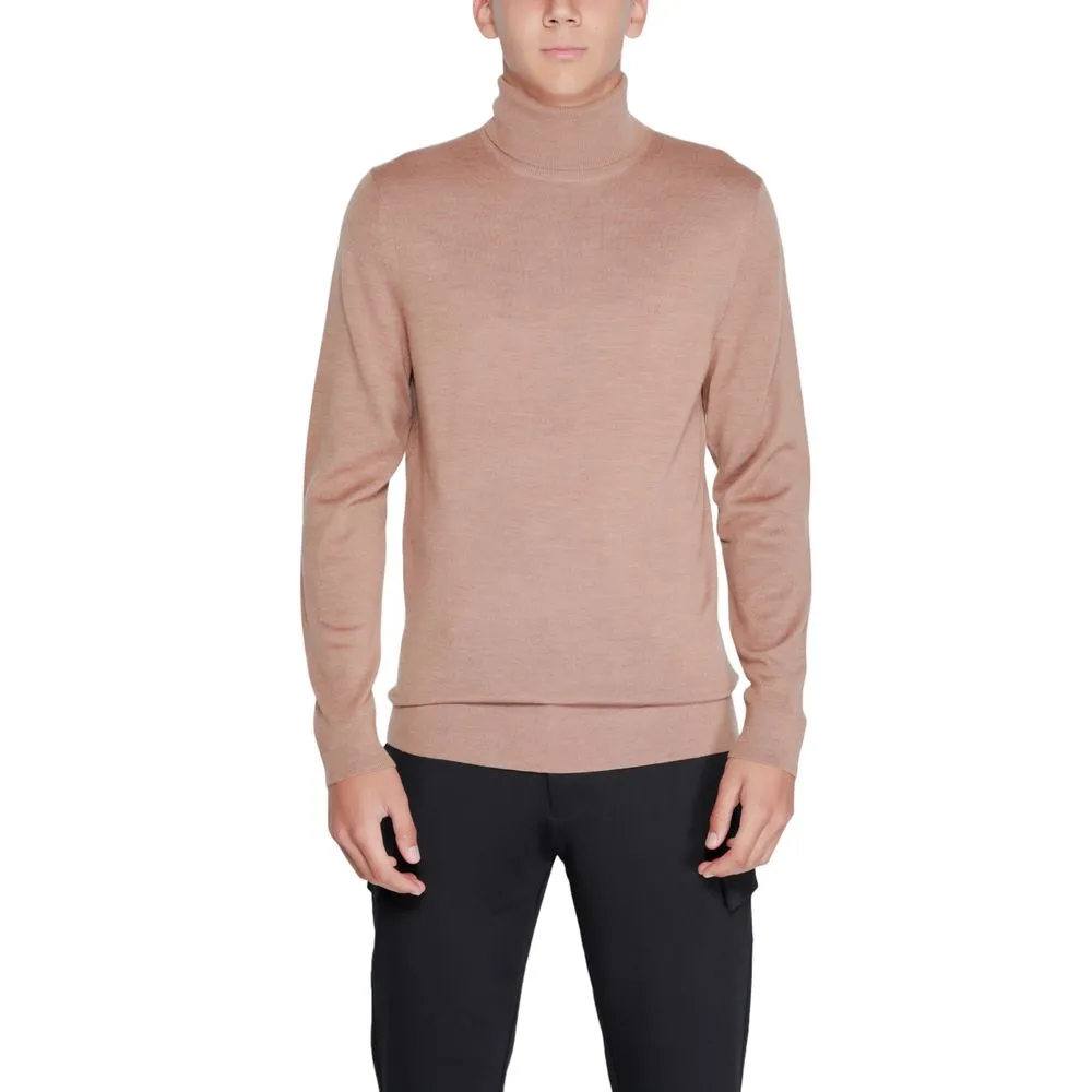 Calvin Klein Men's Beige Wool Sweater