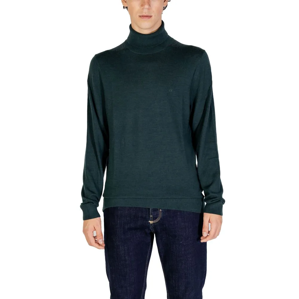 Calvin Klein Men's Green Wool Sweater