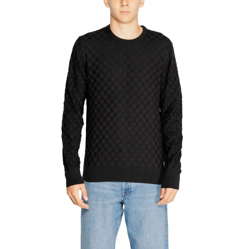 Calvin Klein Men's Black Cotton Cotton T-Shirt