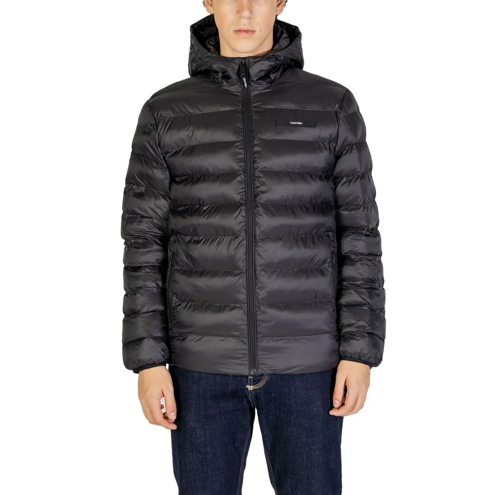Calvin Klein Men's Black Recycled Polyester Jacket