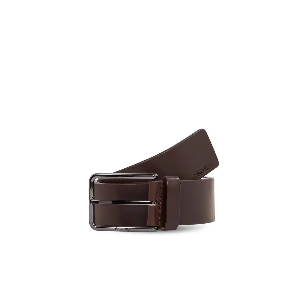 Calvin Klein Men's Brown Leather Belt