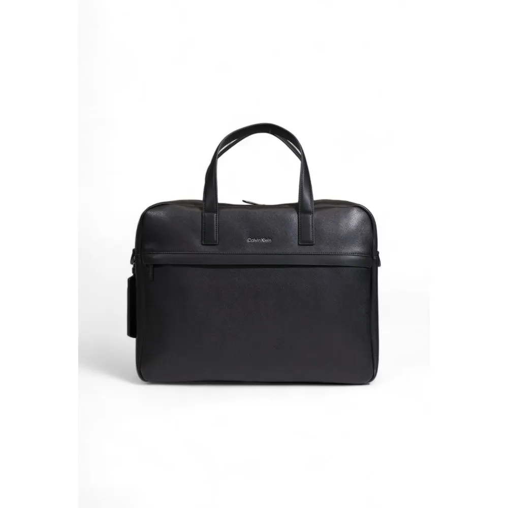 Calvin Klein Men's Black Recycled Polyester Bag