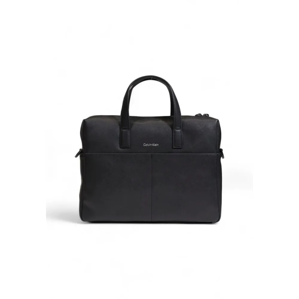 Calvin Klein Men's Black Recycled Polyester Bag