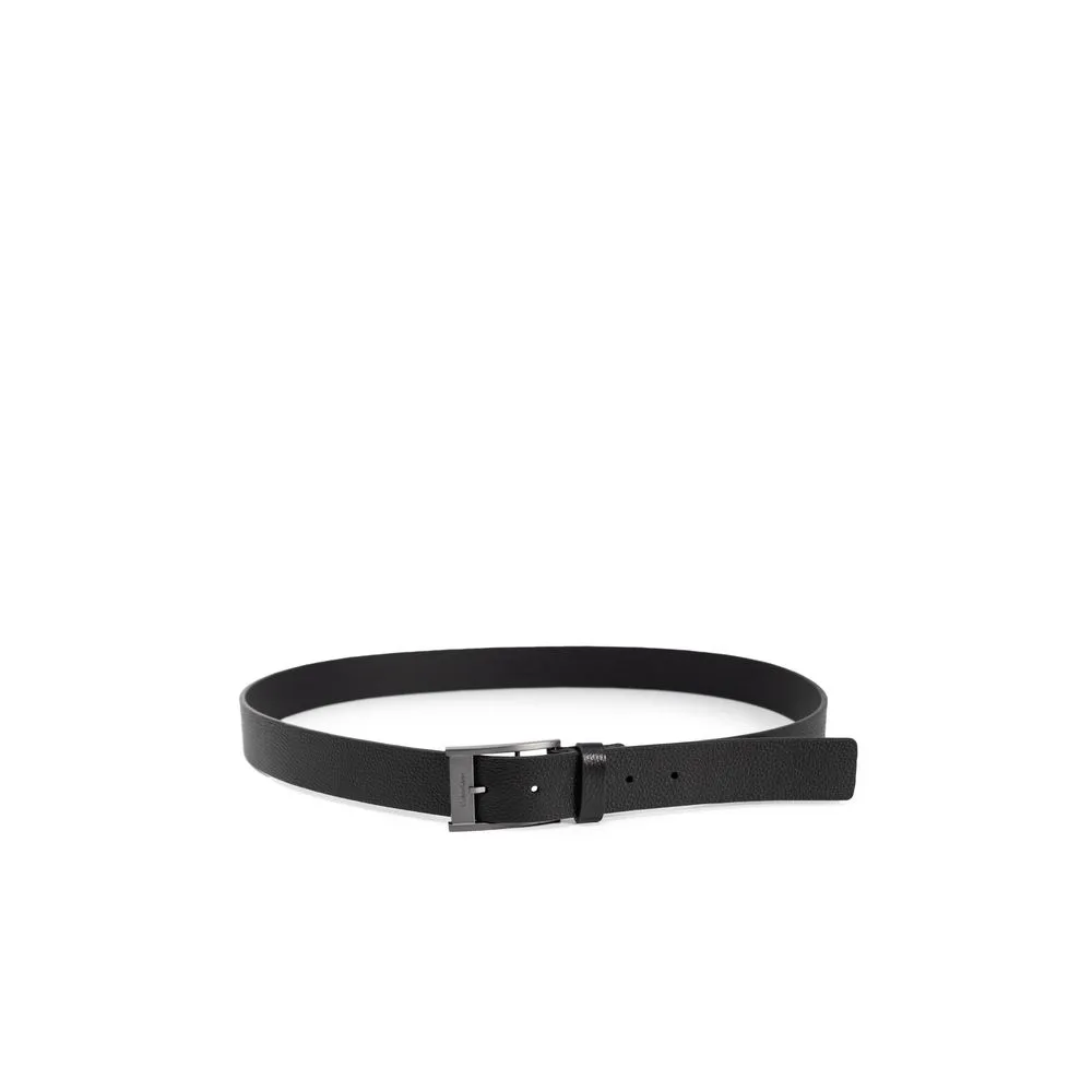 Calvin Klein Men's Black Leather Belt