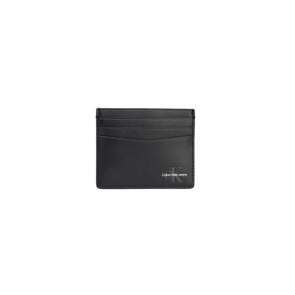 Calvin Klein Jeans Men's Black Leather Wallet