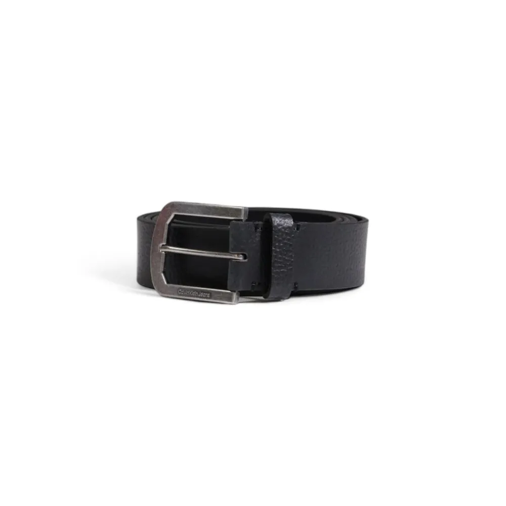 Calvin Klein Men's Black Leather Belt