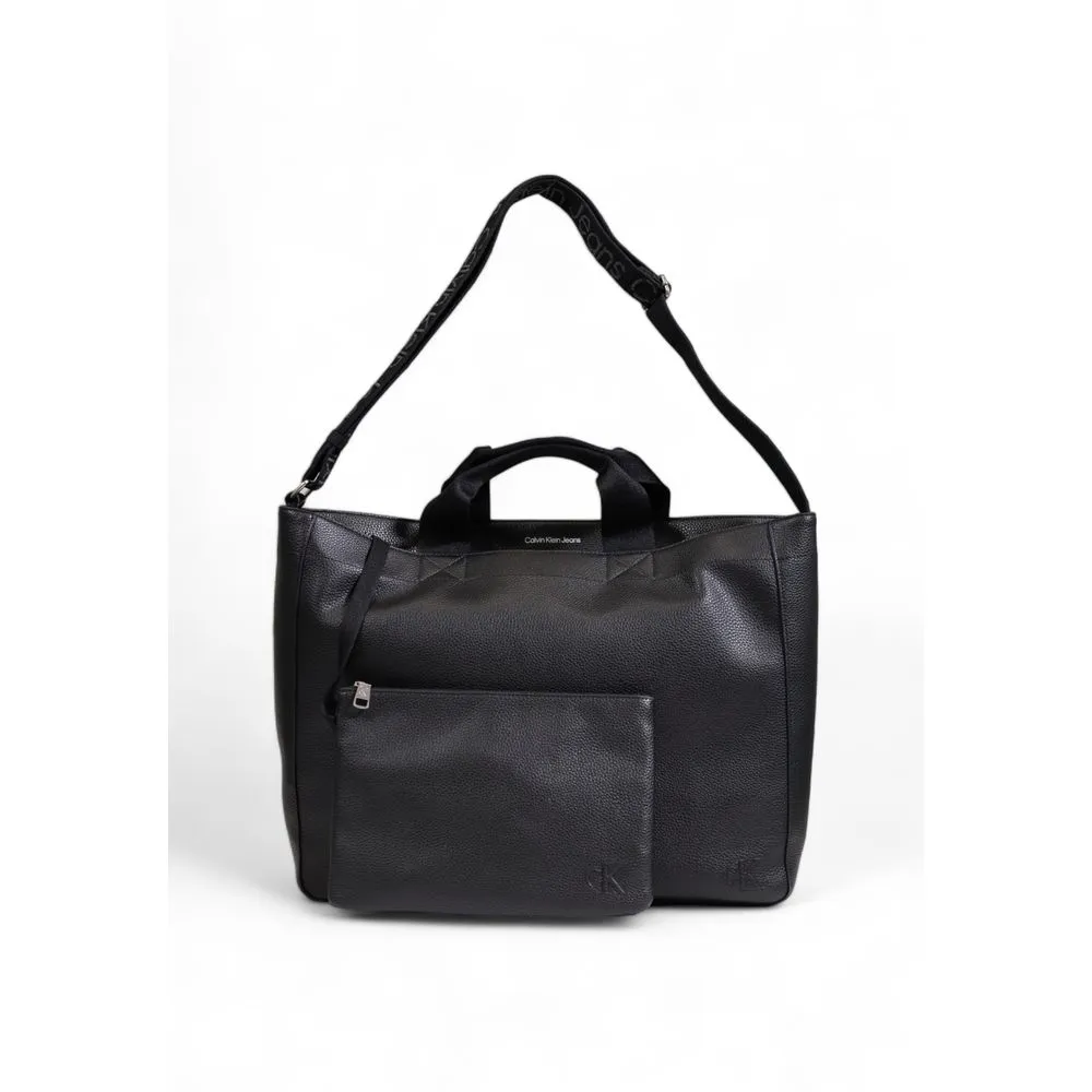 Calvin Klein Women's Black Polyethylene Handbag