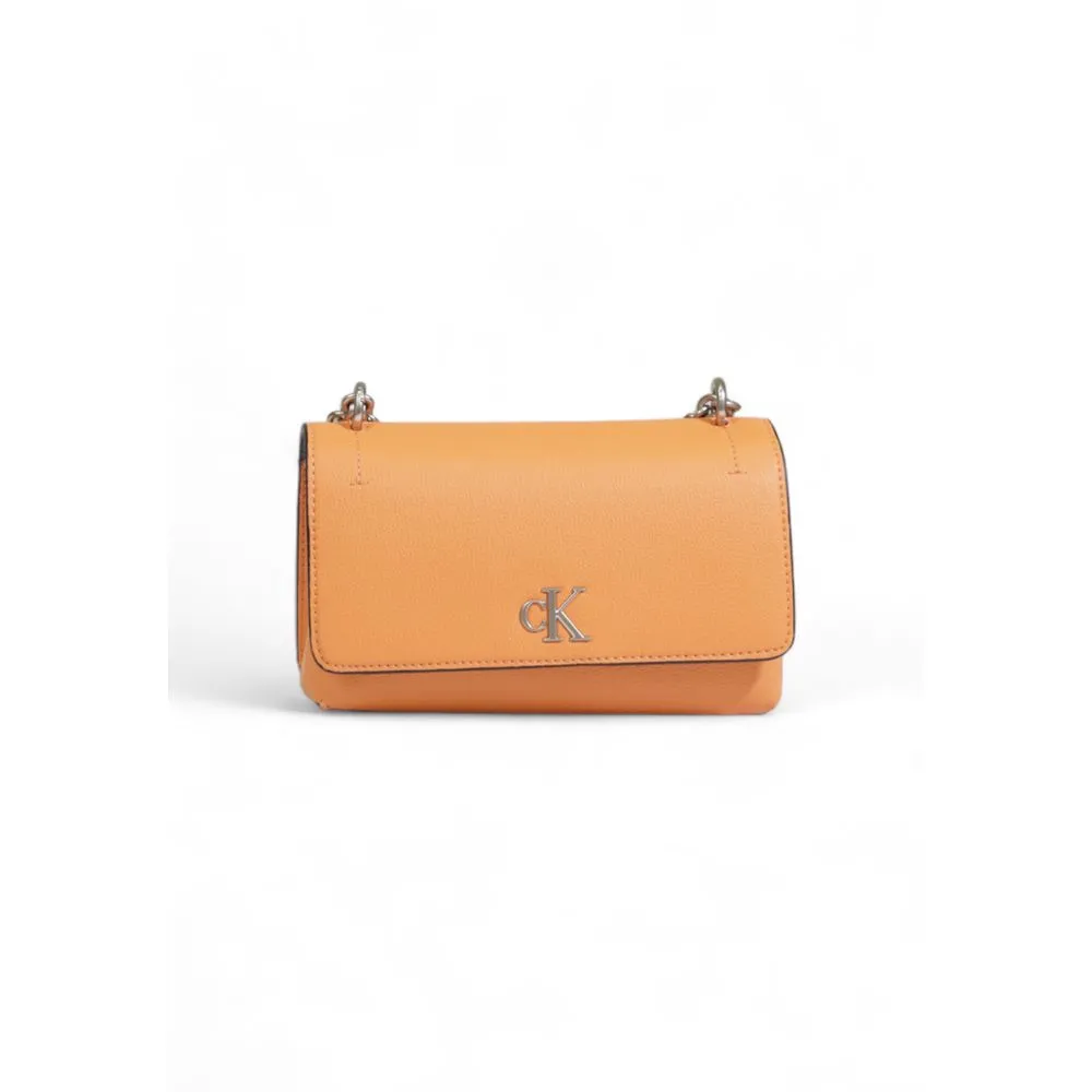Calvin Klein Jeans Women's Orange Recycled Polyester Handbag
