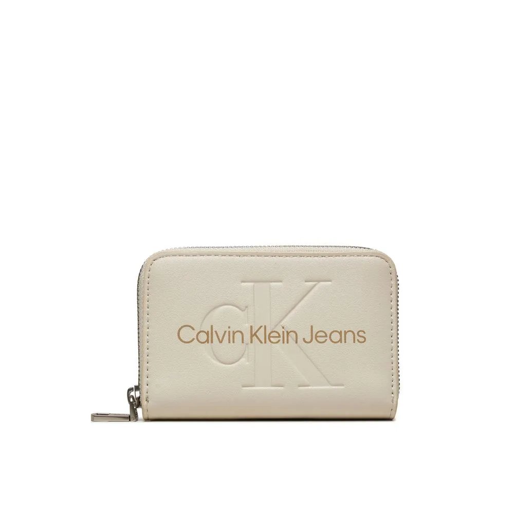 Calvin Klein Jeans Women's Beige Polyethylene Wallet