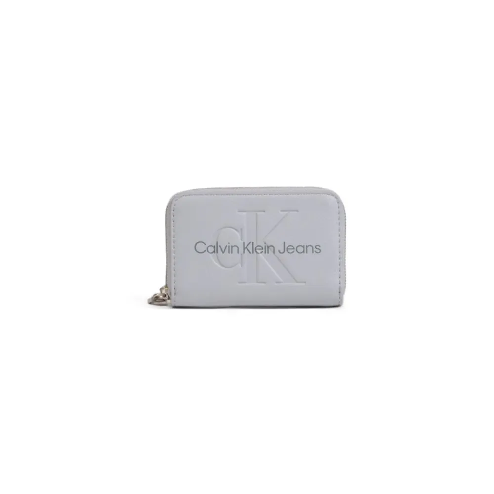 Calvin Klein Jeans Women's Gray Polyethylene Wallet