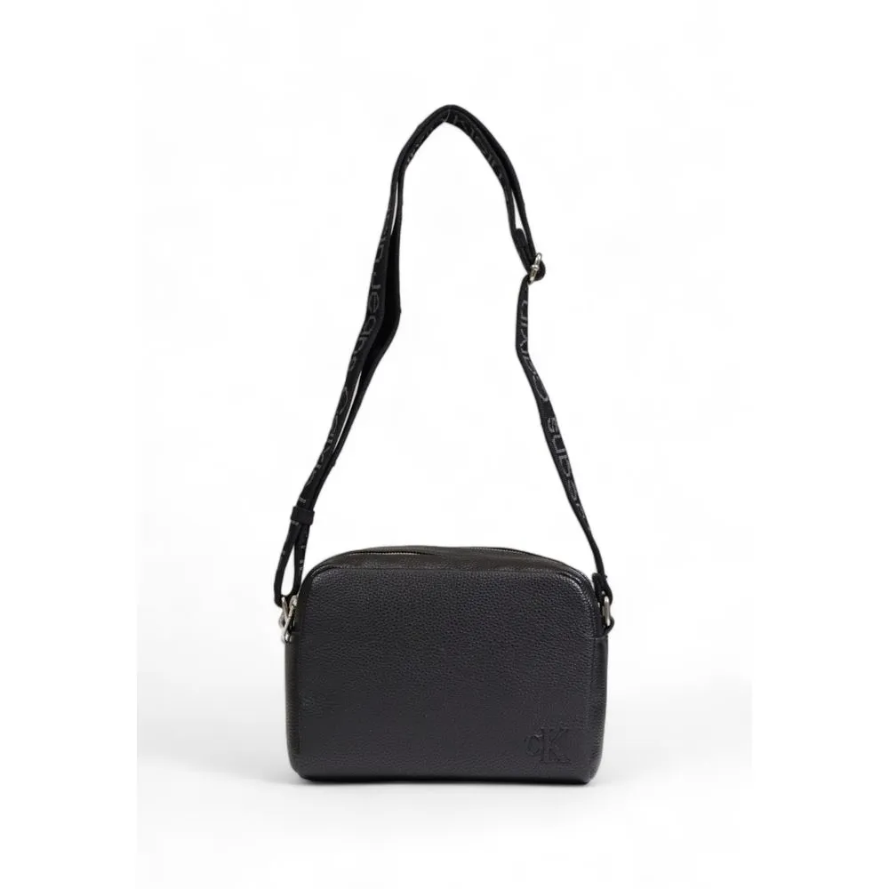 Calvin Klein Women's Black Recycled Polyester Leather Accessory