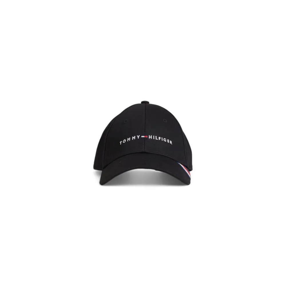 Tommy Hilfiger Men's Black Organic Cotton Hats & Cap