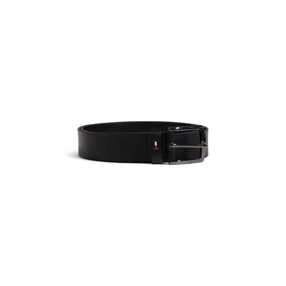 Tommy Hilfiger Men's Black Leather Belt