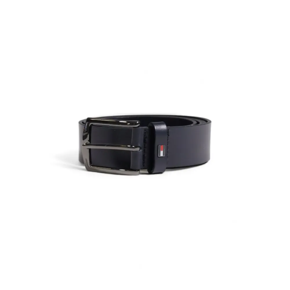 Tommy Hilfiger Men's Blue Leather Belt