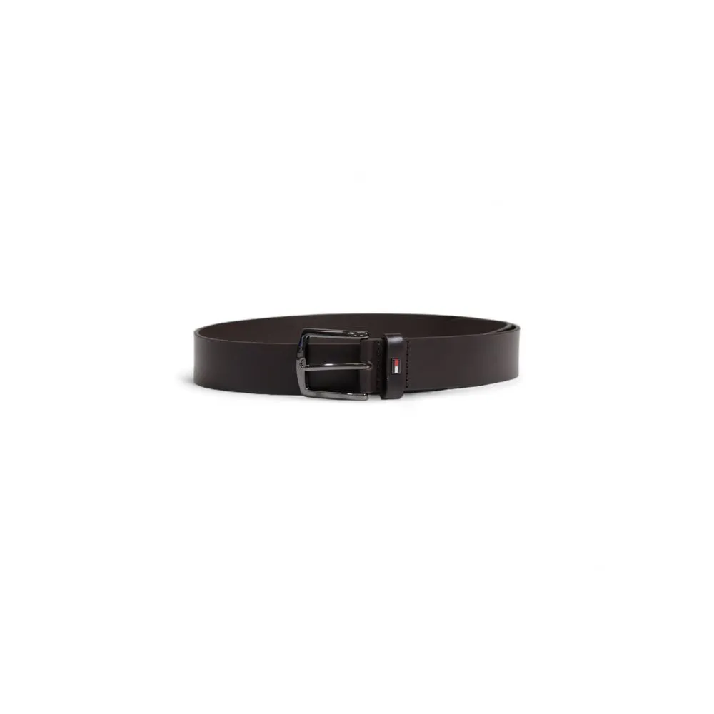 Tommy Hilfiger Men's Brown Leather Belt