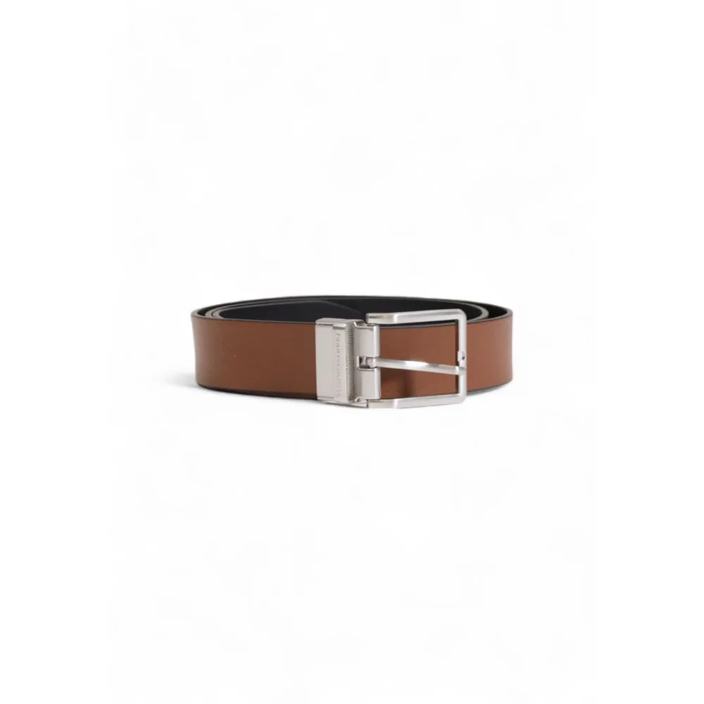 Tommy Hilfiger Men's Brown Leather Belt