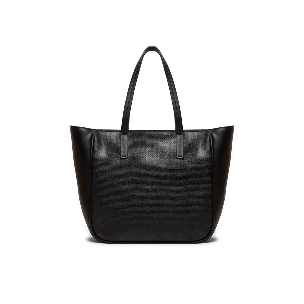 Calvin Klein Women's Black Synthetic Leather Handbag