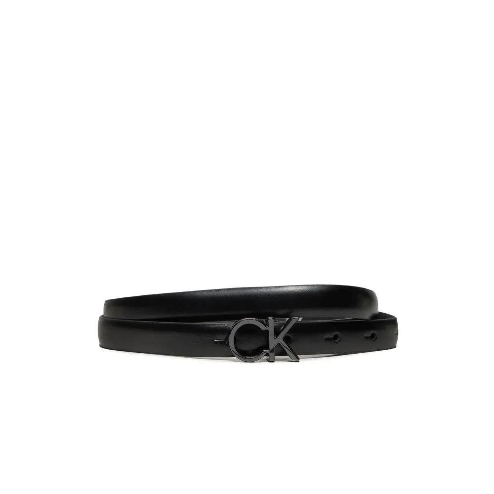 Calvin Klein Women's Black Leather Belt