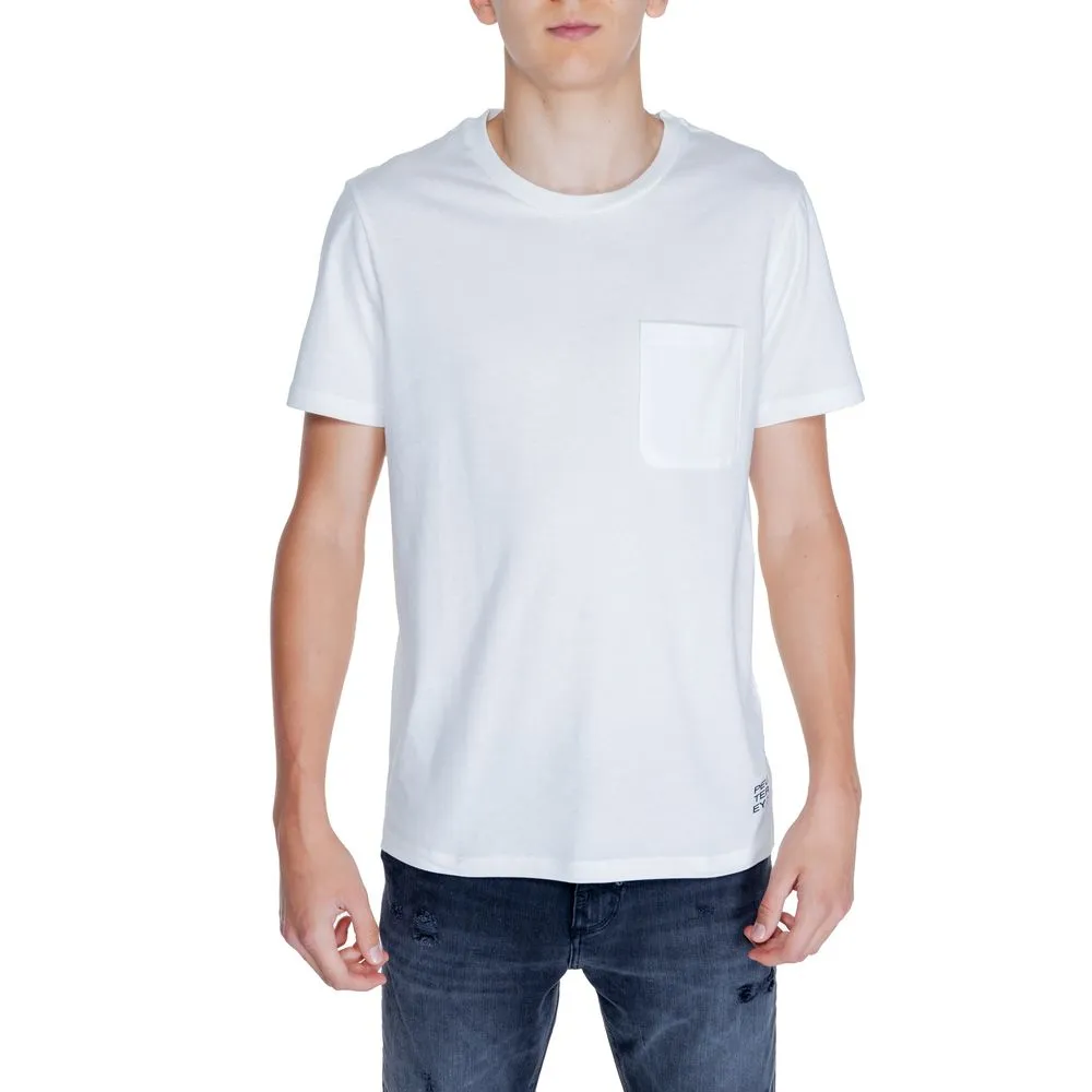Peuterey Men's White Cotton T-Shirt