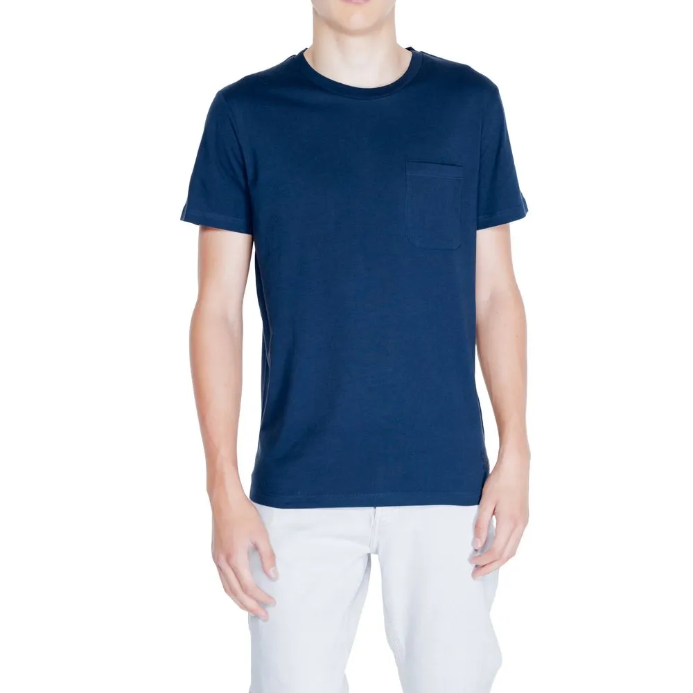 Peuterey Men's Blue Cotton T-Shirt