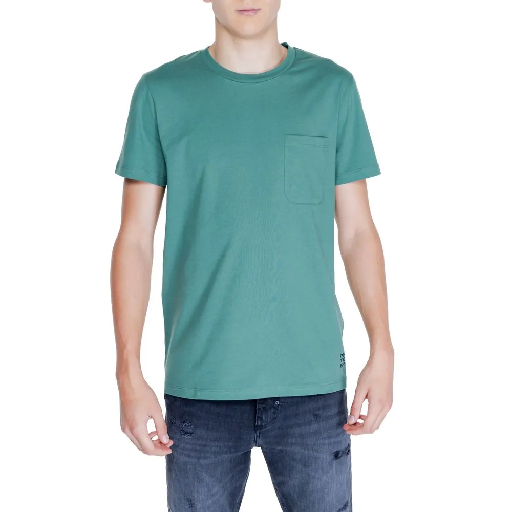 Peuterey Men's Green Cotton T-Shirt