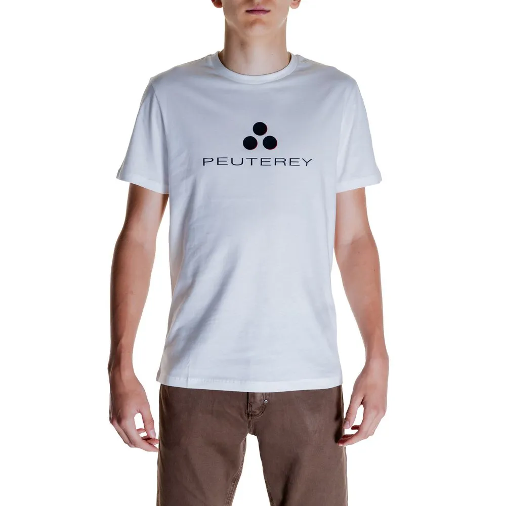 Peuterey Men's White Cotton T-Shirt