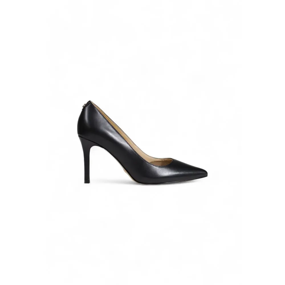 Guess Women's Black Leather Sandal