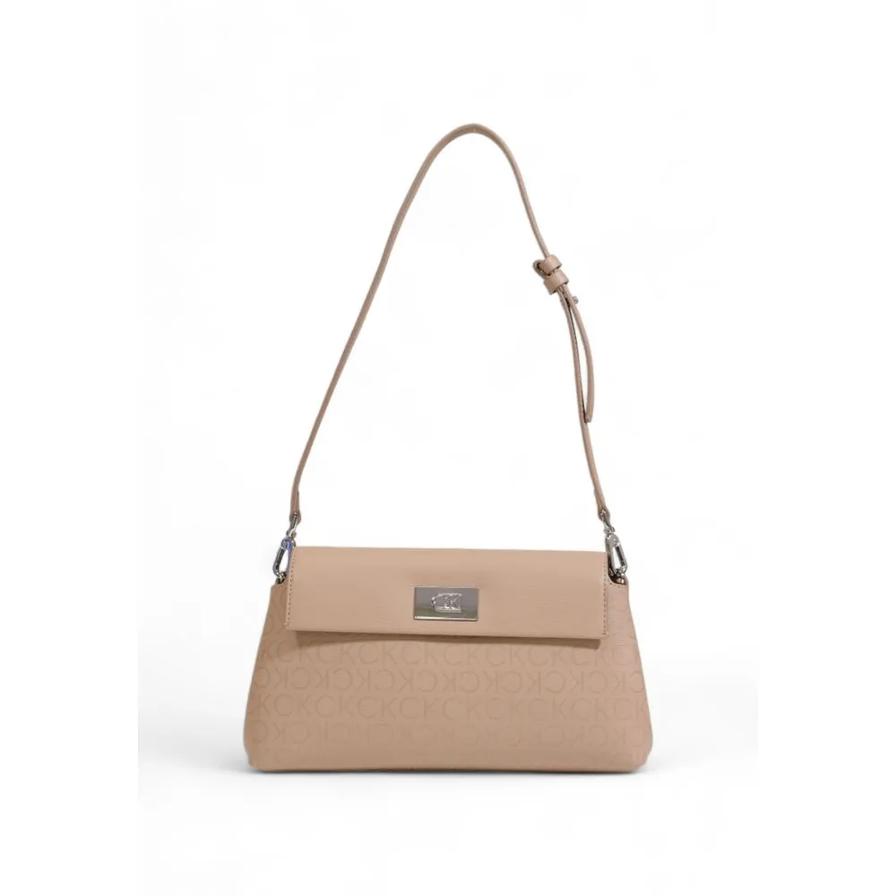 Calvin Klein Women's Beige Recycled Polyester Handbag