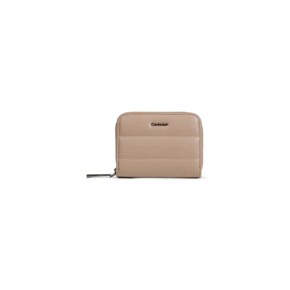Calvin Klein Women's Gray Synthetic Leather Wallet