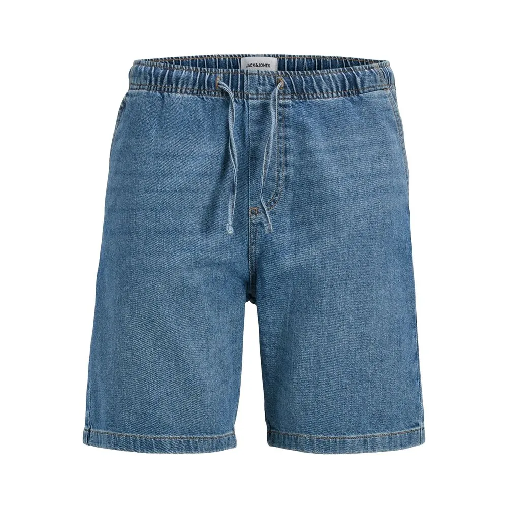 Jack Jones Men's Light Blue Cotton Short