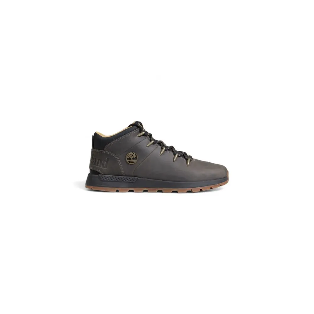 Timberland Men's Gray Leather Leather Sneaker