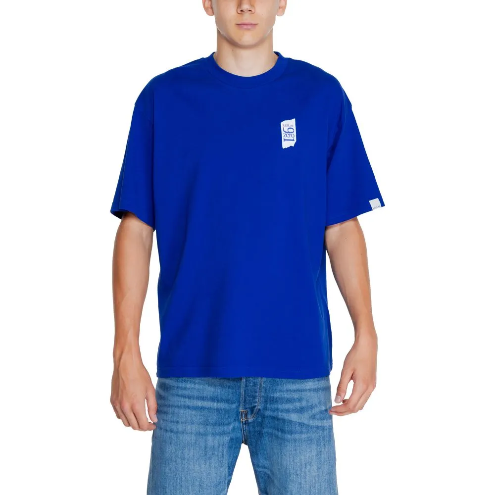 Replay Men's Blue Cotton T-Shirt