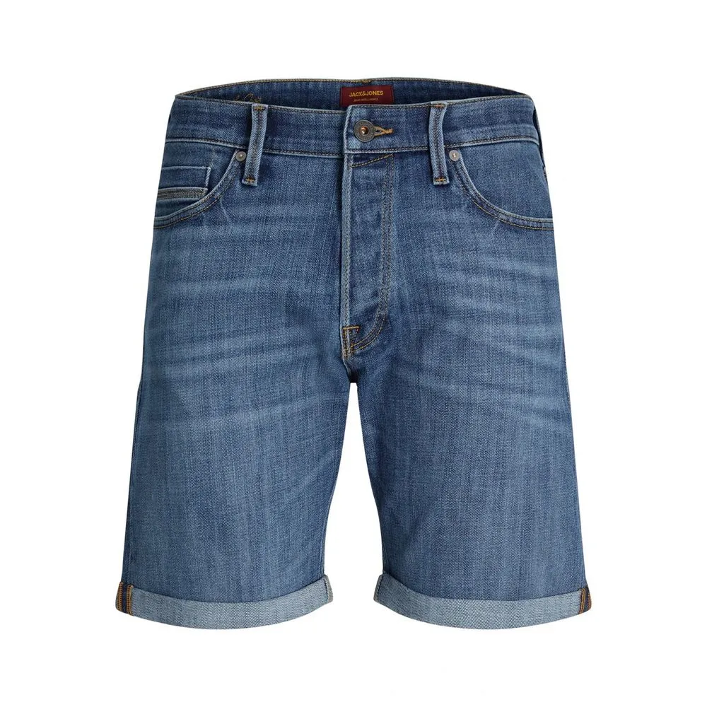 Jack Jones Men's Blue Cotton Short
