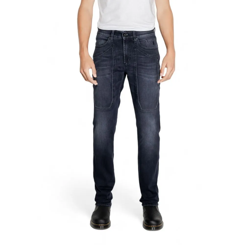 Jeckerson Men's Blue Cotton Jeans & Pant