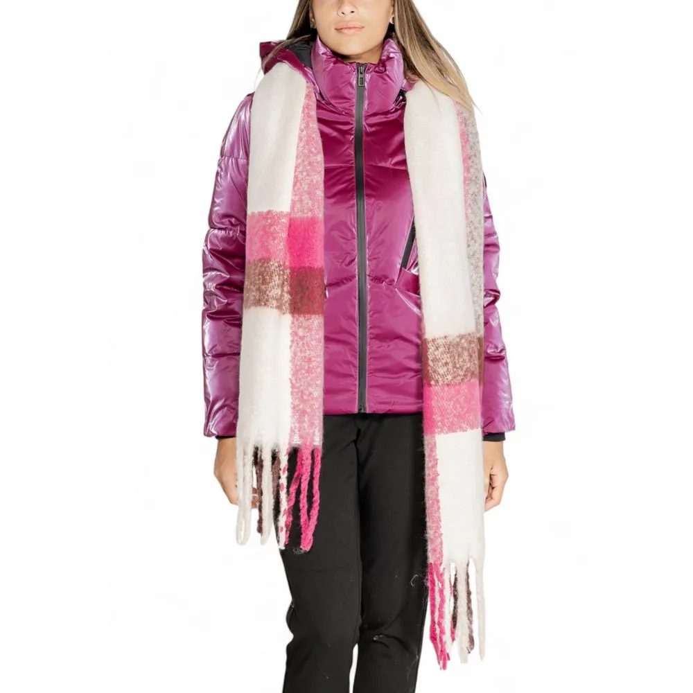 Only Women's Purple Polyester Polyester Scarf