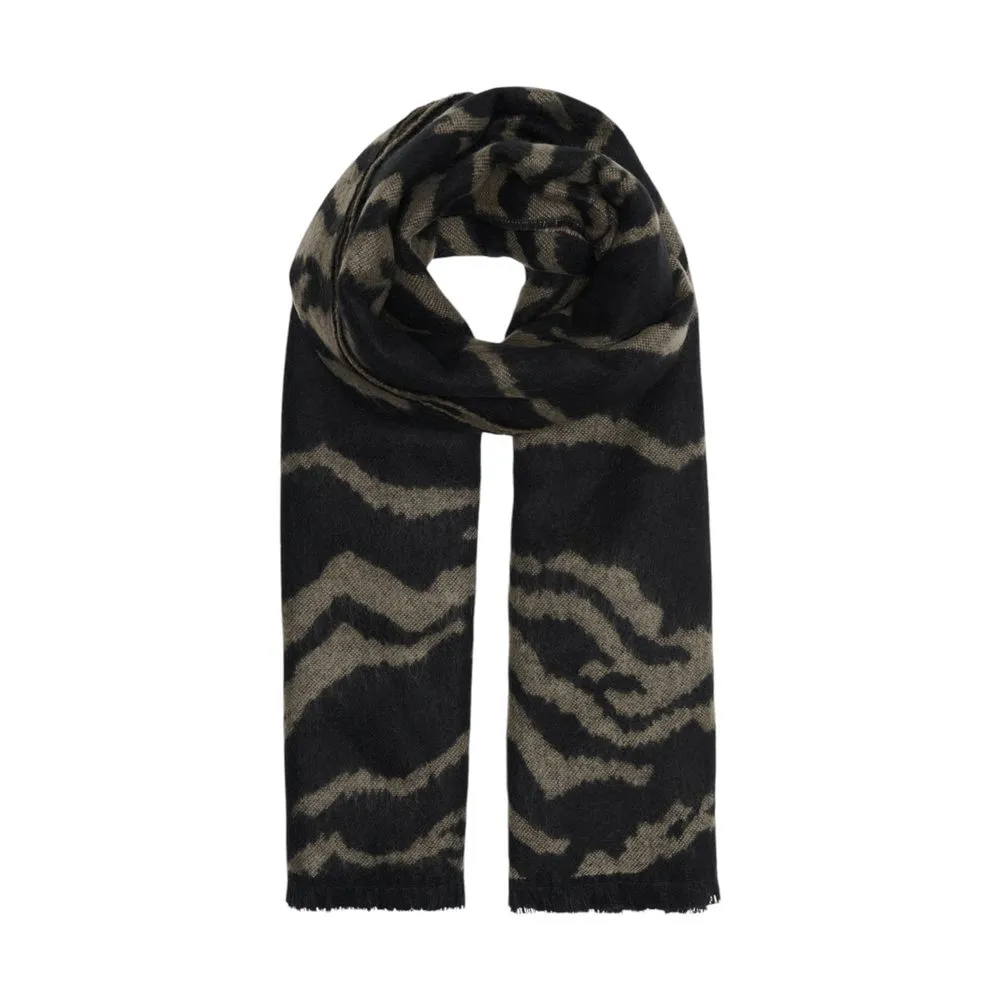 Only Women's Beige Acrylic Scarf