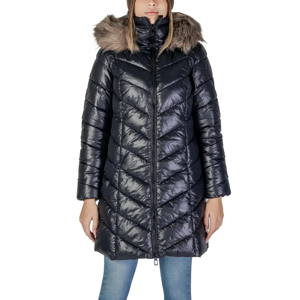 Only Women's Black Polyamide Jackets & Coat